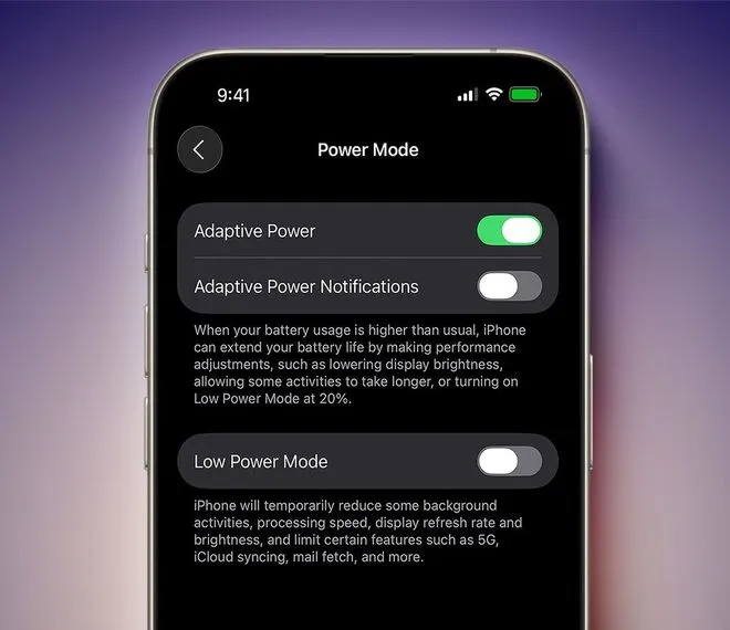 В iOS 26 з’явилася функція, що подовжує роботу батареї